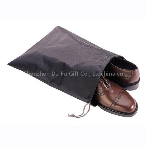 Black Travel Shoe Bag