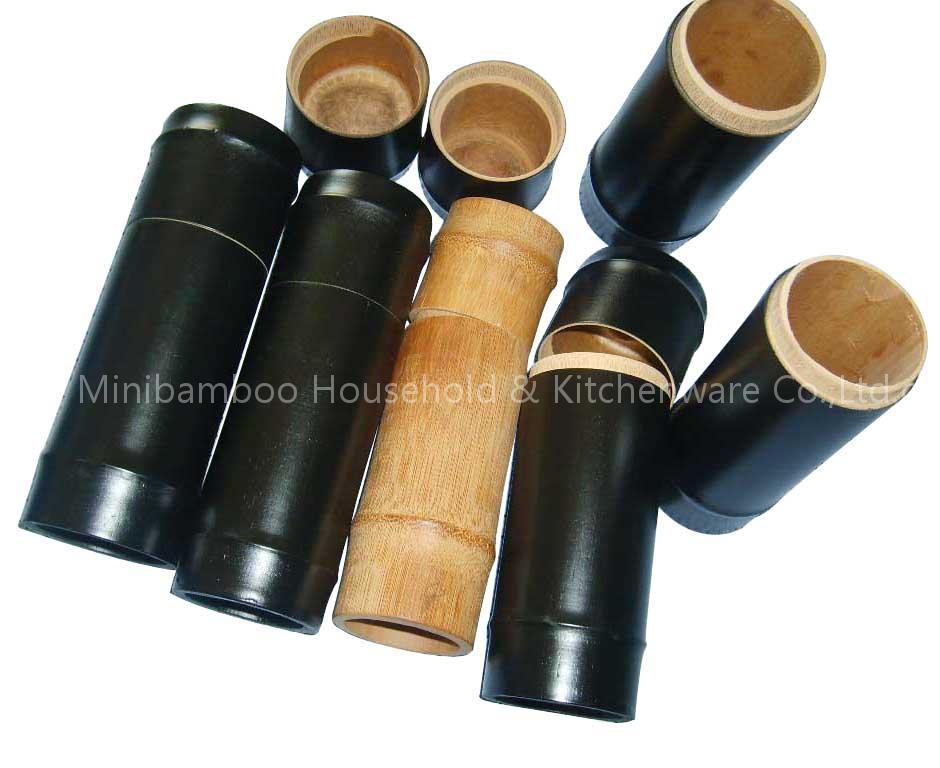 Bamboo canister container box case