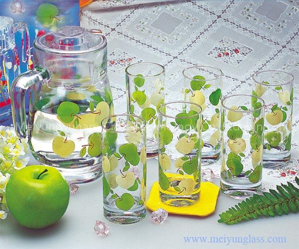glass applique cup