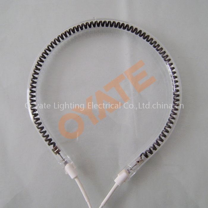 carbon fiber quartz infrared shaped heater