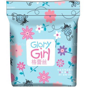 235mm nonwoven sanitary napkins with wings