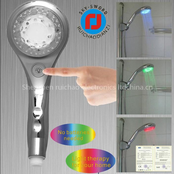 LED shower head led faucet ligth