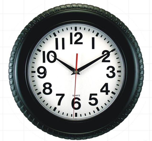 wall tire clock
