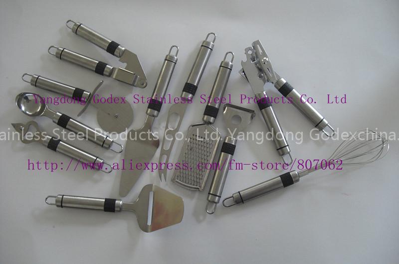 steel kitchen tools ,kitchenware set ,11pcs /set