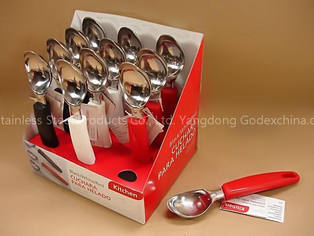 stainless steel ice cream spoon ,kitchen tools
