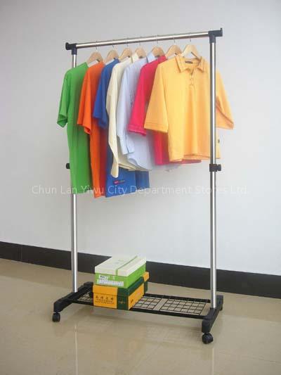 Single-Bar Clothes Rack
