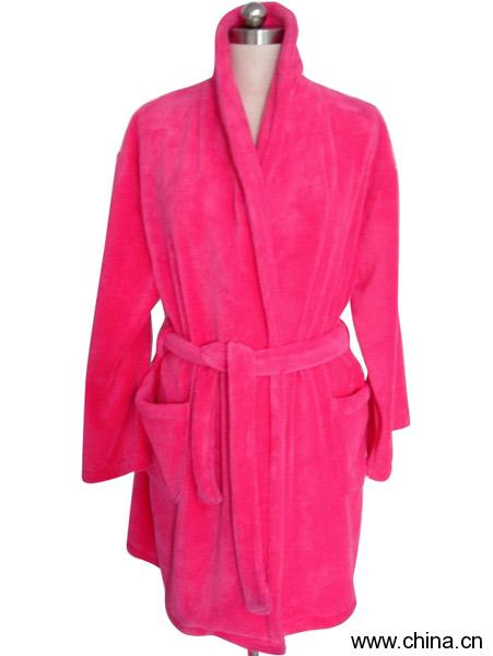 Girl's Coral Fleece Bathrobe