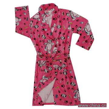 Active Printed Bathrobe