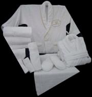 Pakistan Hotel Towel & Bathrobe Set.
