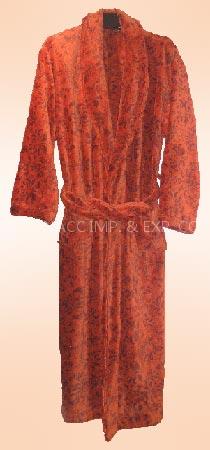 Microfiber Fleece Bathrobe