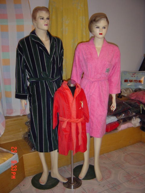 China (Mainland) 100% Cotton Towel Bathrobe