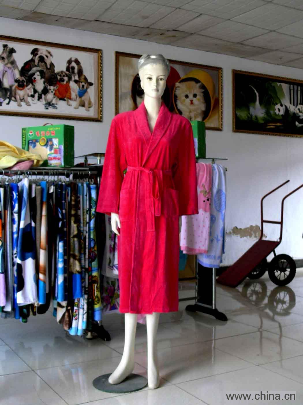 100% Cotton Towelling Bathrobe