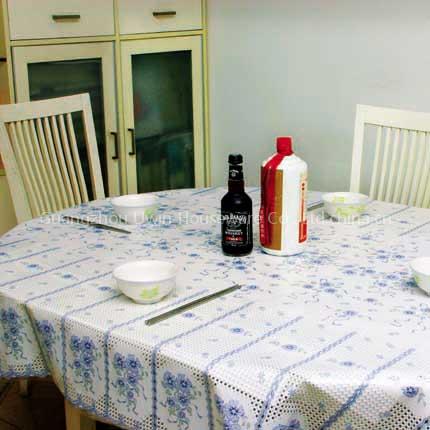 Printe PVC Lace Table Cloth