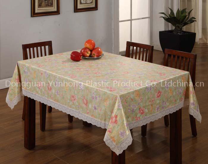 vinyl tablecloth with special printings