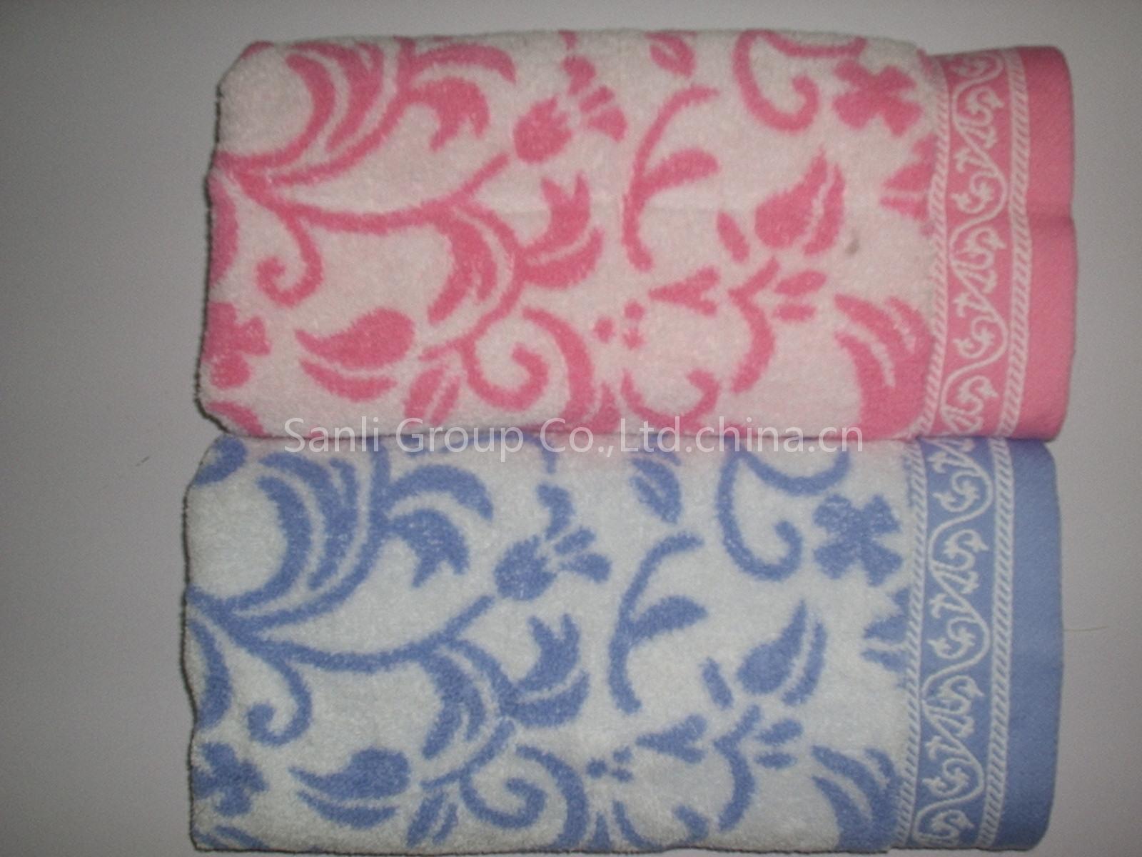 half-twsit jacquard towel