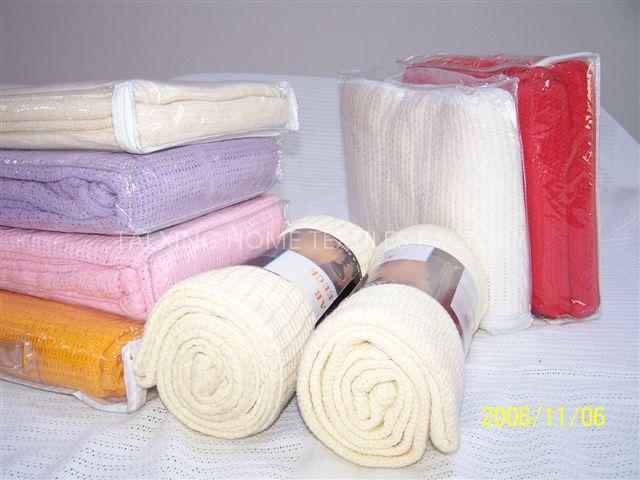 thermal blankets, cotton blankets