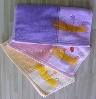 100% cotton embroidery towel