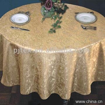100% Polyester Jacquard Tablecloth