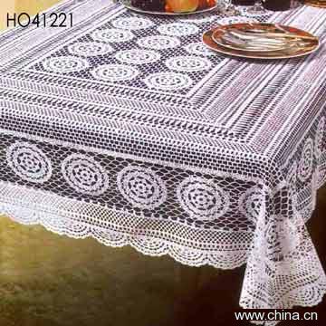 Vinyl Crochet Tablecloth