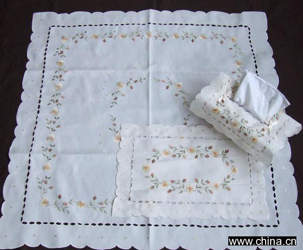Embroidered Table Cloth