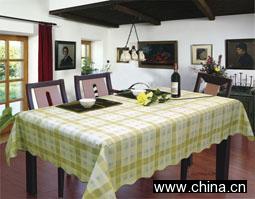 PVC Tablecloth with Non-Woven Backing