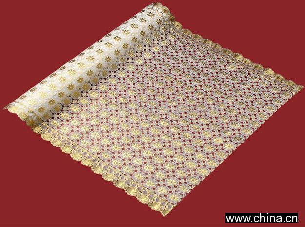 PVC Long Lace Table Cloth