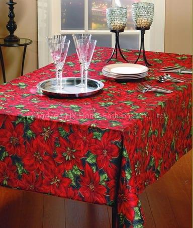 Printed Satin Tablecloth