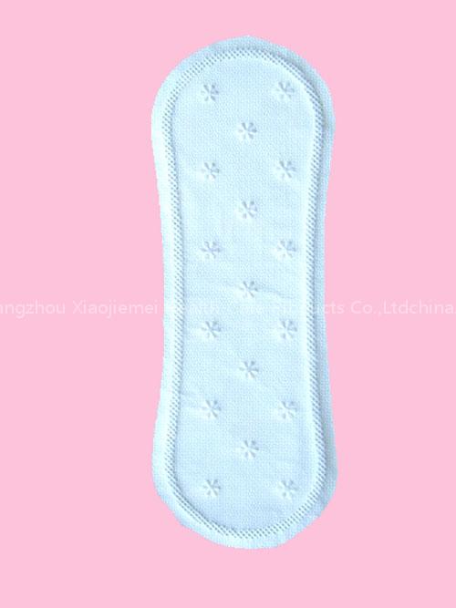 155mm pantie liner with printed plum and perforated sheet
