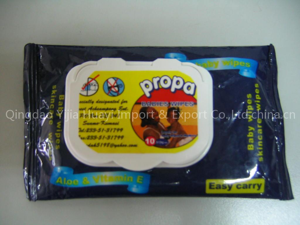 Baby Wipes 10pcs with plastic box