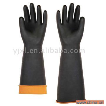 Heavy-Duty Industrial Latex Gloves (Smooth Face)