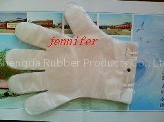 HDPE plastic gloves-C