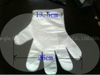 LDPE gloves on roll