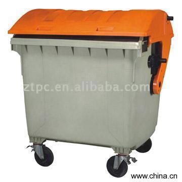 Plastic Trash Can, Waste Bin, Garbage Container, Dustbin