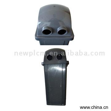 80L Wheeled Plastic Dustbin, Plastic Garbage Bin, Garbage Bin, Trash Bin