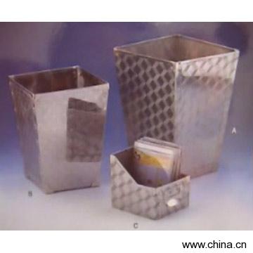 Zinc Wastebaskets