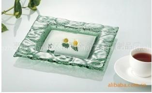glass fruit plate