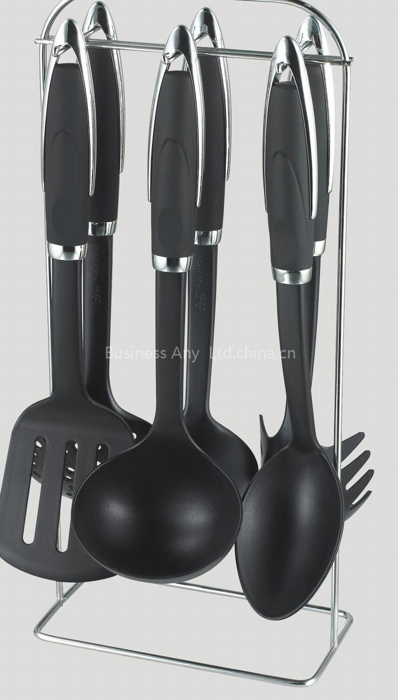 nylon set; utensil; turner ;soup ladle; slotted ladle
