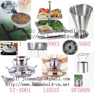 Butter dish, Burner Cover.Cheese Box, ball . grater.rich cooker. milk pot.Orange Juice Food Mill,Vegetable fondue sets, Food warmer .candle holder , Sugar jar with spoon , Anti Splash Cover. Universal lid ,Mincer