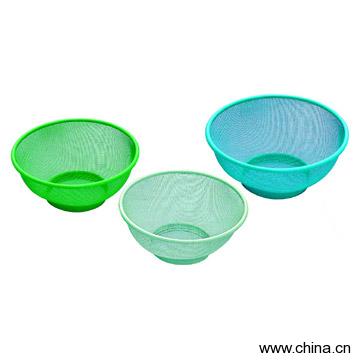 Spray Painted Mesh Baskets of Iron Wire