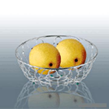 Plated Decorative Fruit Basket