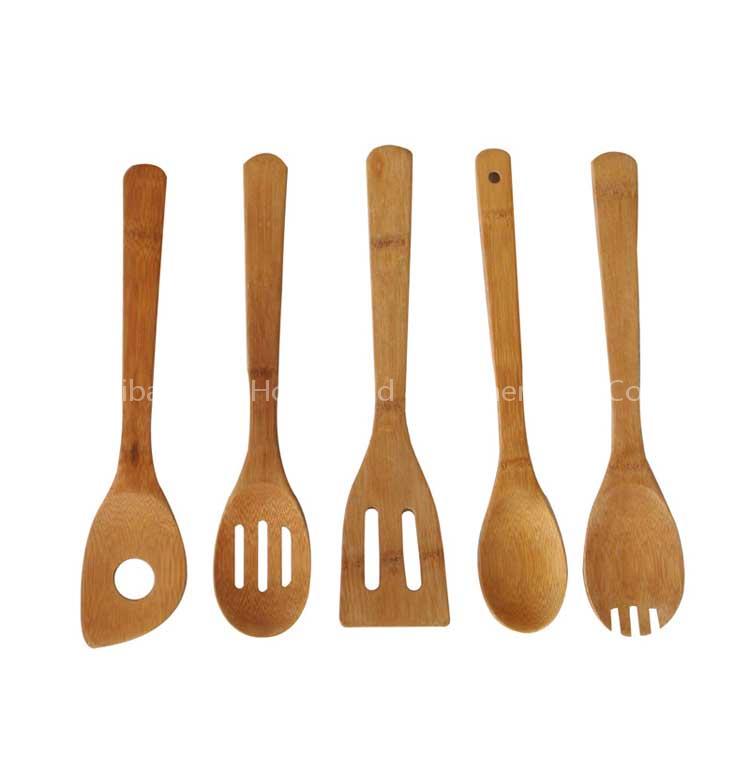 Bamboo Kitchen utensils spoons forks dinnerware