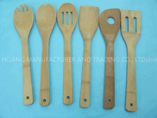 WE PRODUCTION AND SELL KITCHEN TOOL SETS MADE IN BAMBOO, WOOD