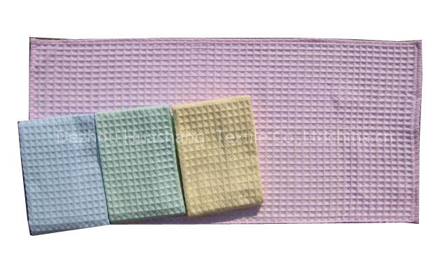 solid waffle tea towel