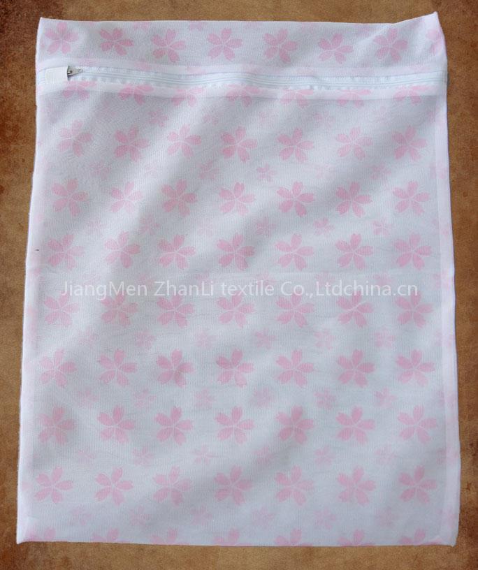 printed mesh laundry bag