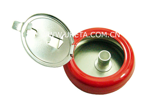 Tin Portable Ashtray with extinguisher