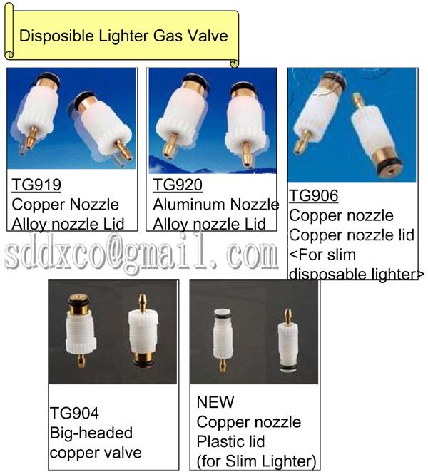 Lighter parts: Nozzle Unit for disposable lighter