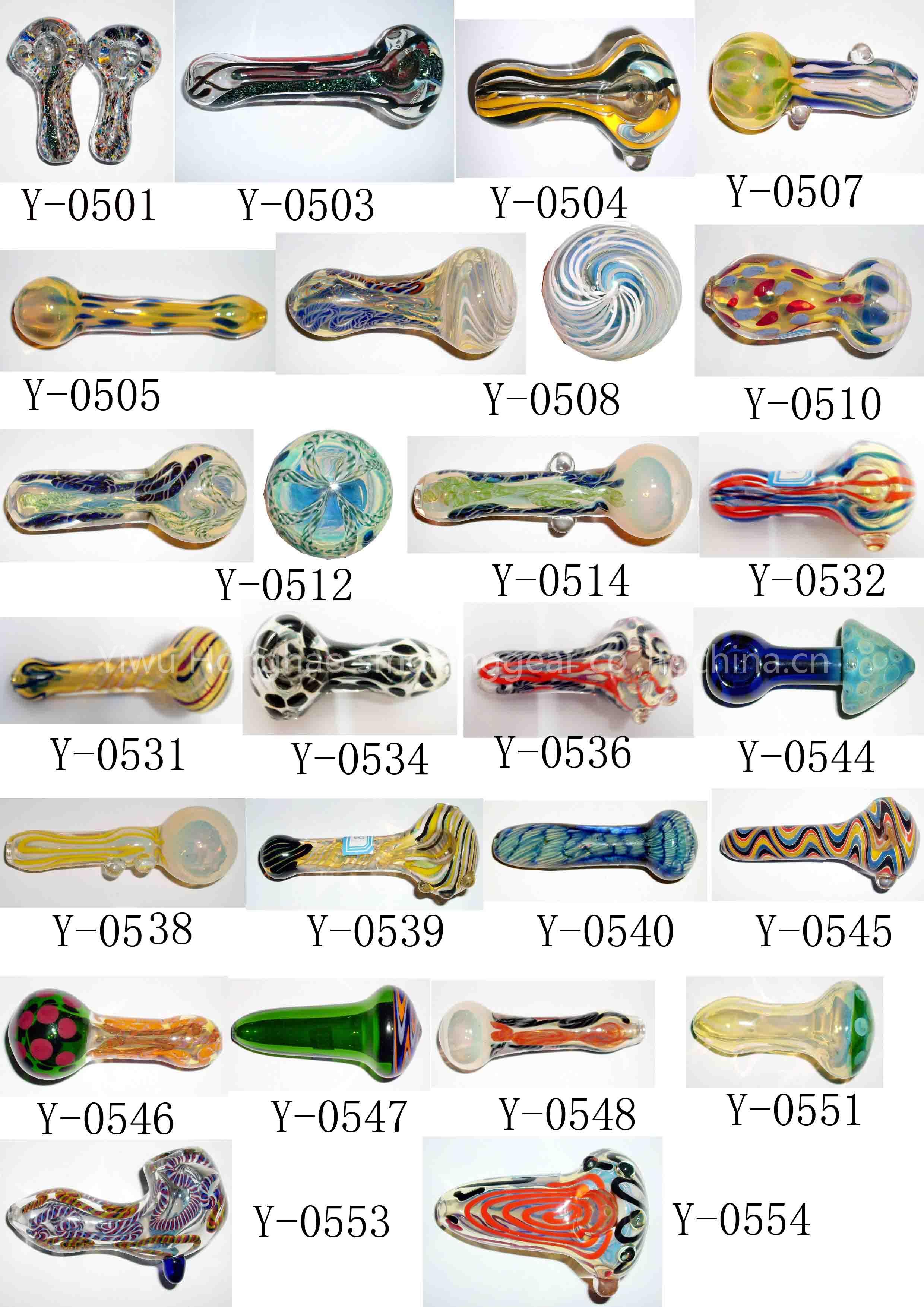 glass tobacco pipe