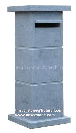 Bluestone mailbox