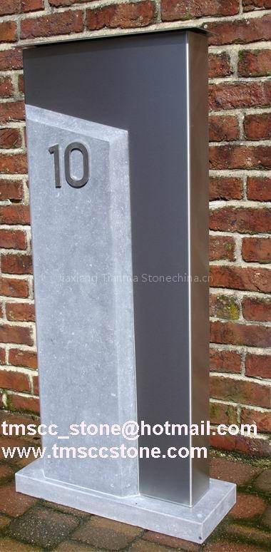 mailbox with stainless steel door
