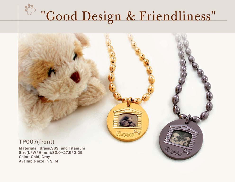 South Korea Titanium Pet Jewelry